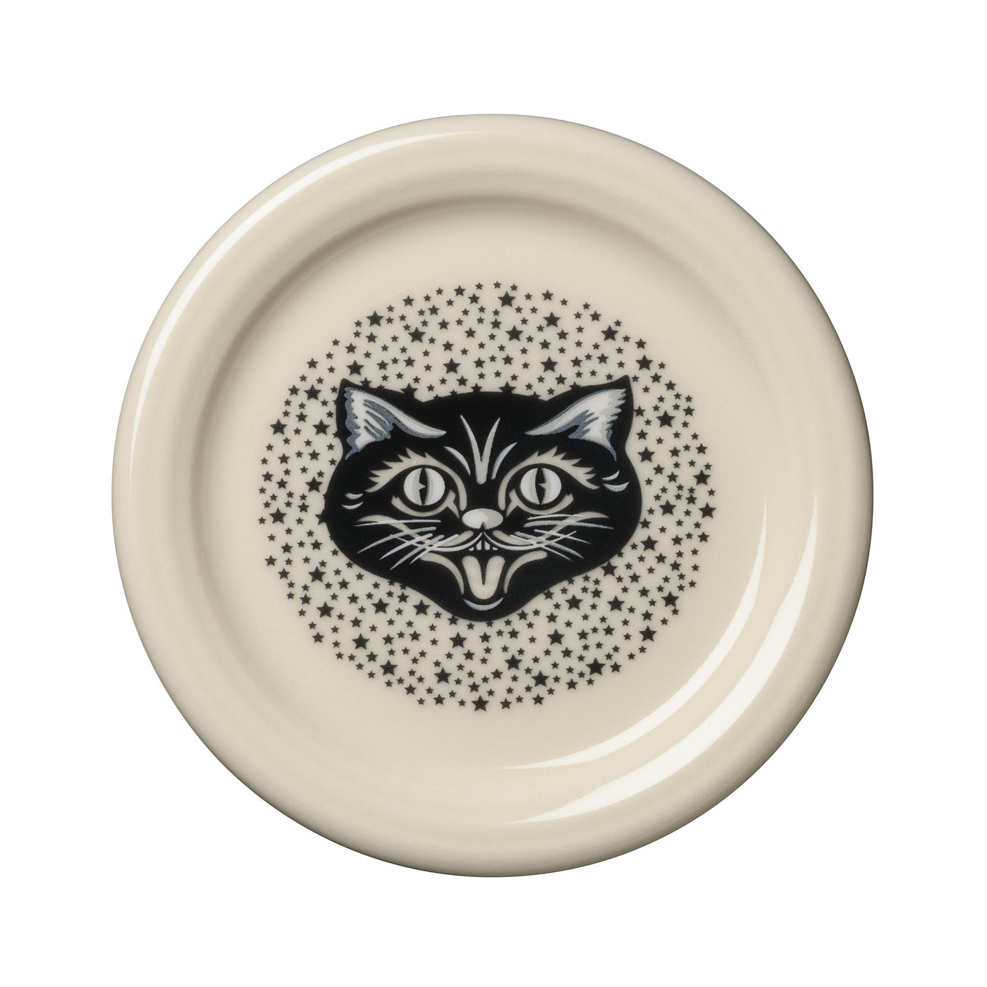 Black Cat Linen 4 3/8 Inch Coaster and Mug Cover