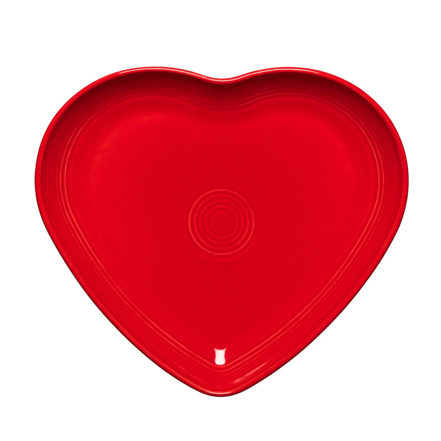 Retired 9 Inch Heart Shaped Plate