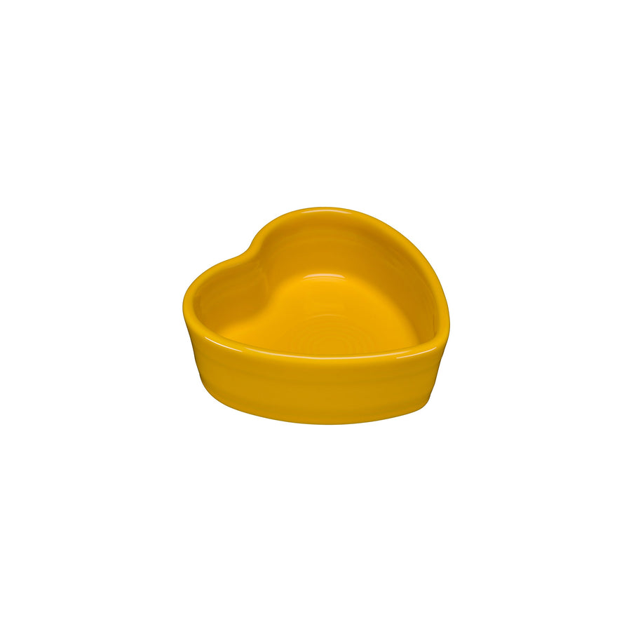 Retired 7 OZ Heart Shaped Ramekin 4 1/2 Inch