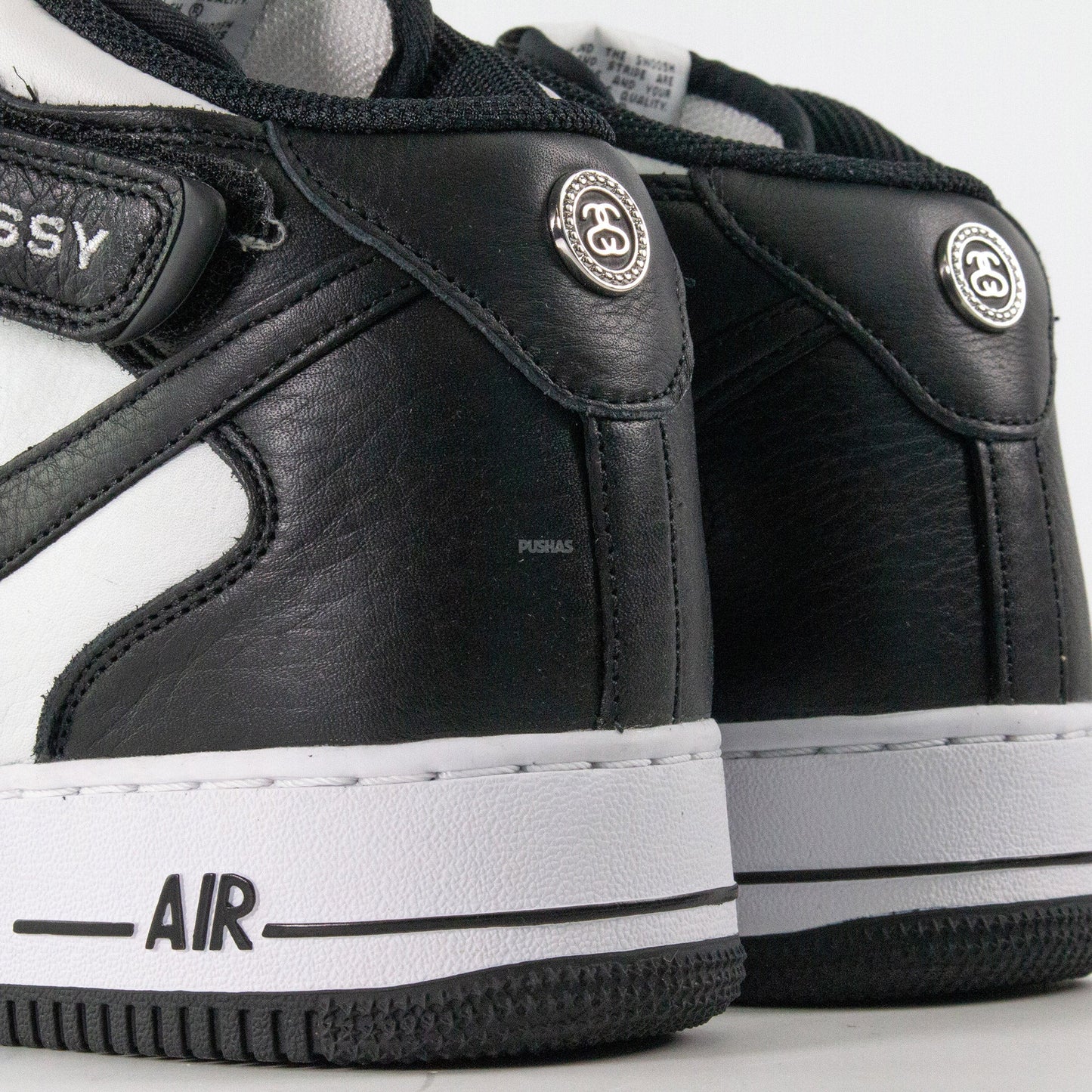 Air Force 1 Mid Stussy 'Light Bone Black' (2022)