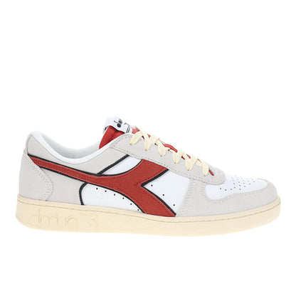 Magic Basket Low Suede Leather Lace Up Sneakers