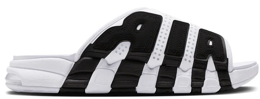 Air More Uptempo Slide White Black