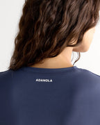 Ultimate Cap Sleeve Top - Navy Blue