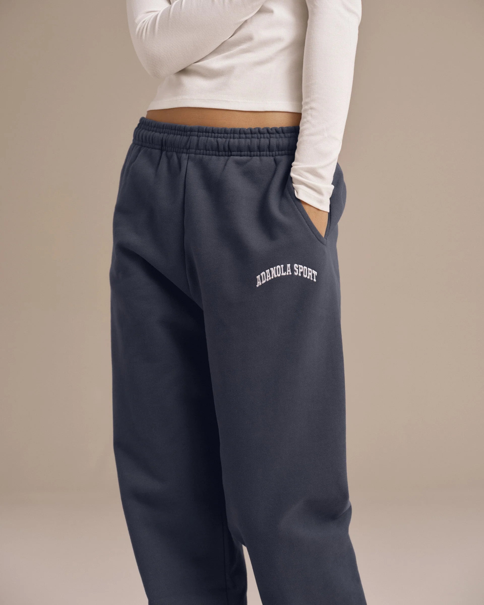 AS Sweatpants - Washed Midnight Blue