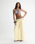 Slub Lounge Trousers - Buttercream