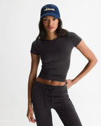 Signature Applique Cap - Navy Blue