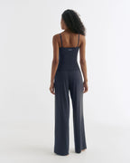 Skinny Strap Top - Midnight Blue