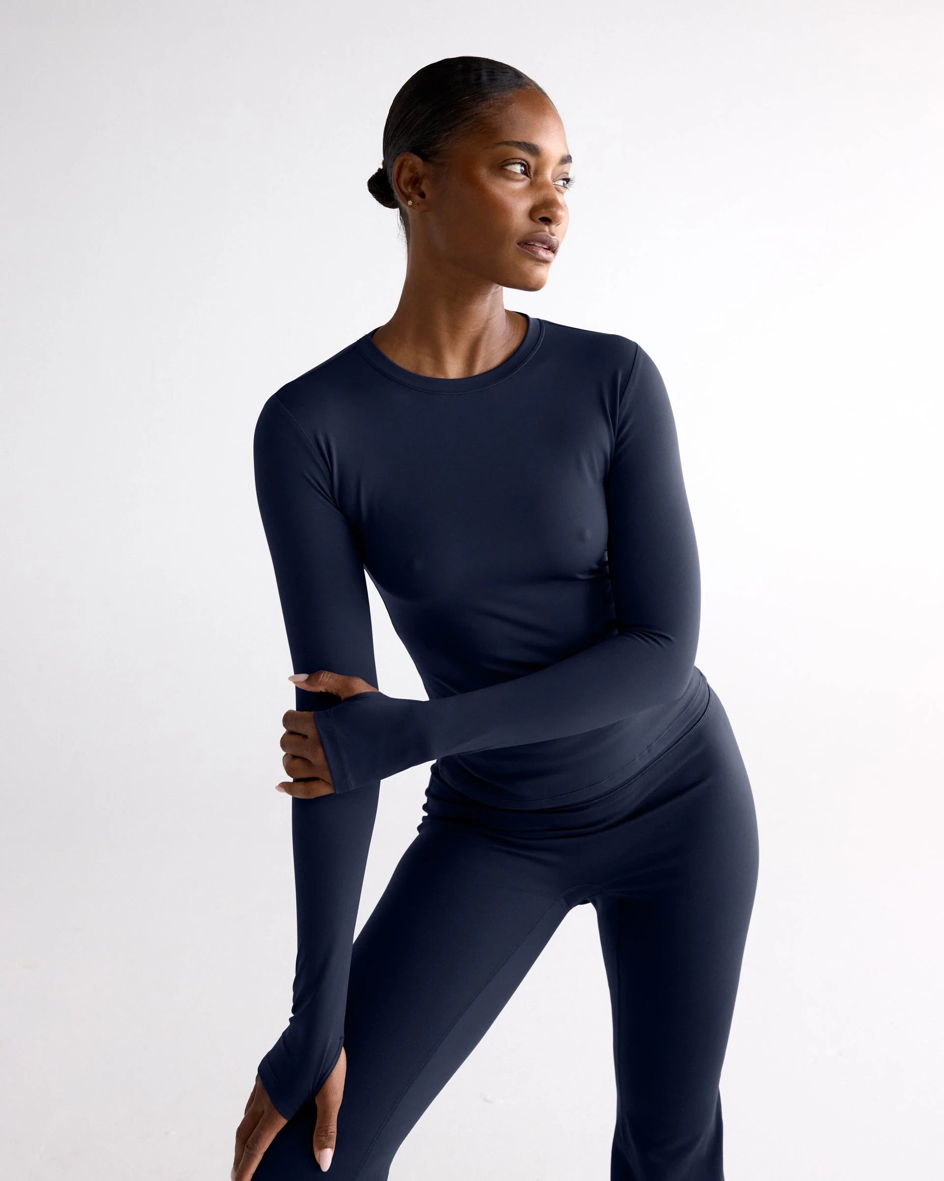 Ultimate Long Sleeve Top - Navy Blue