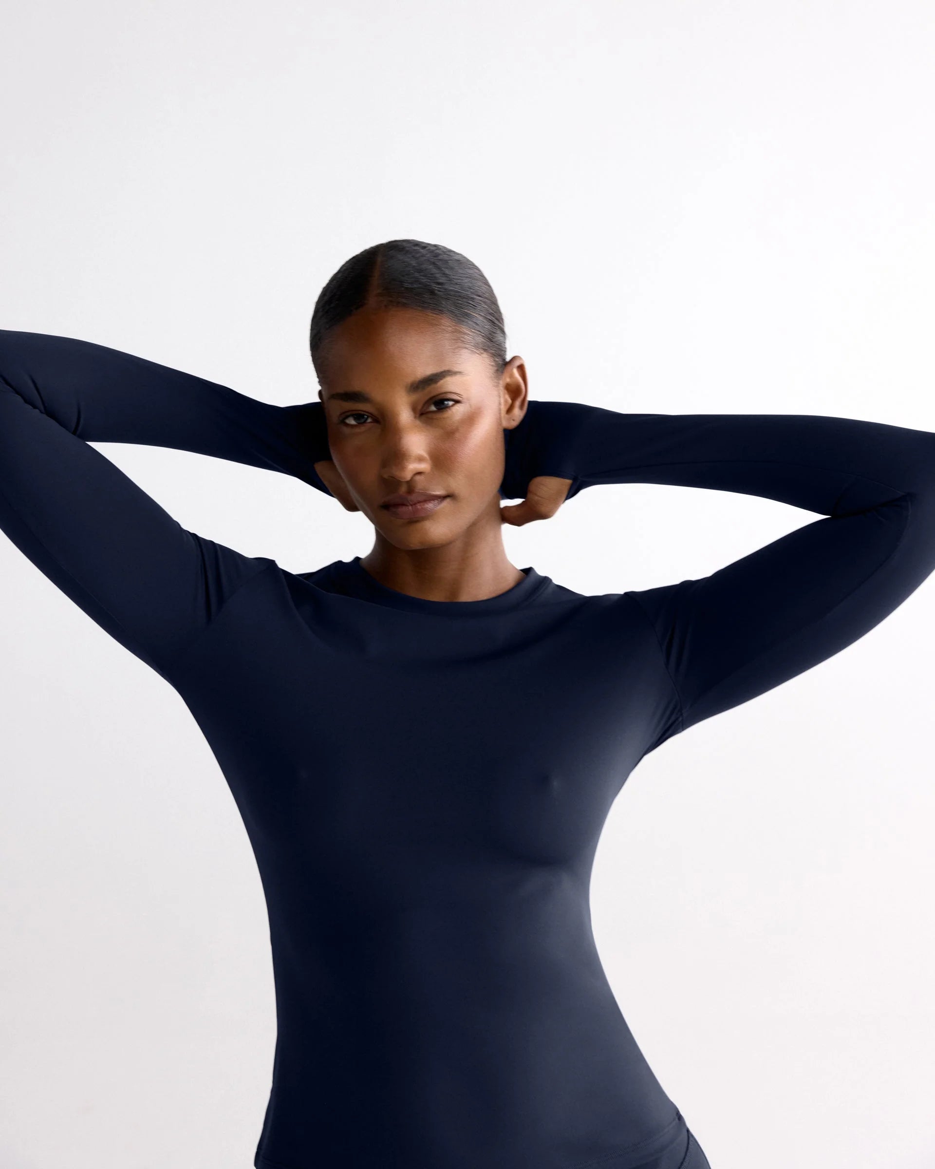 Ultimate Long Sleeve Top - Navy Blue