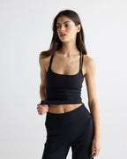 Ultimate Cross Back Top - Black