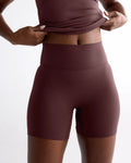 Ultimate Crop Shorts - Mulberry Red