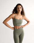 Ultimate Tank Bra - Olive Green