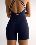 Ultimate Low Cross Back Romper - Navy Blue