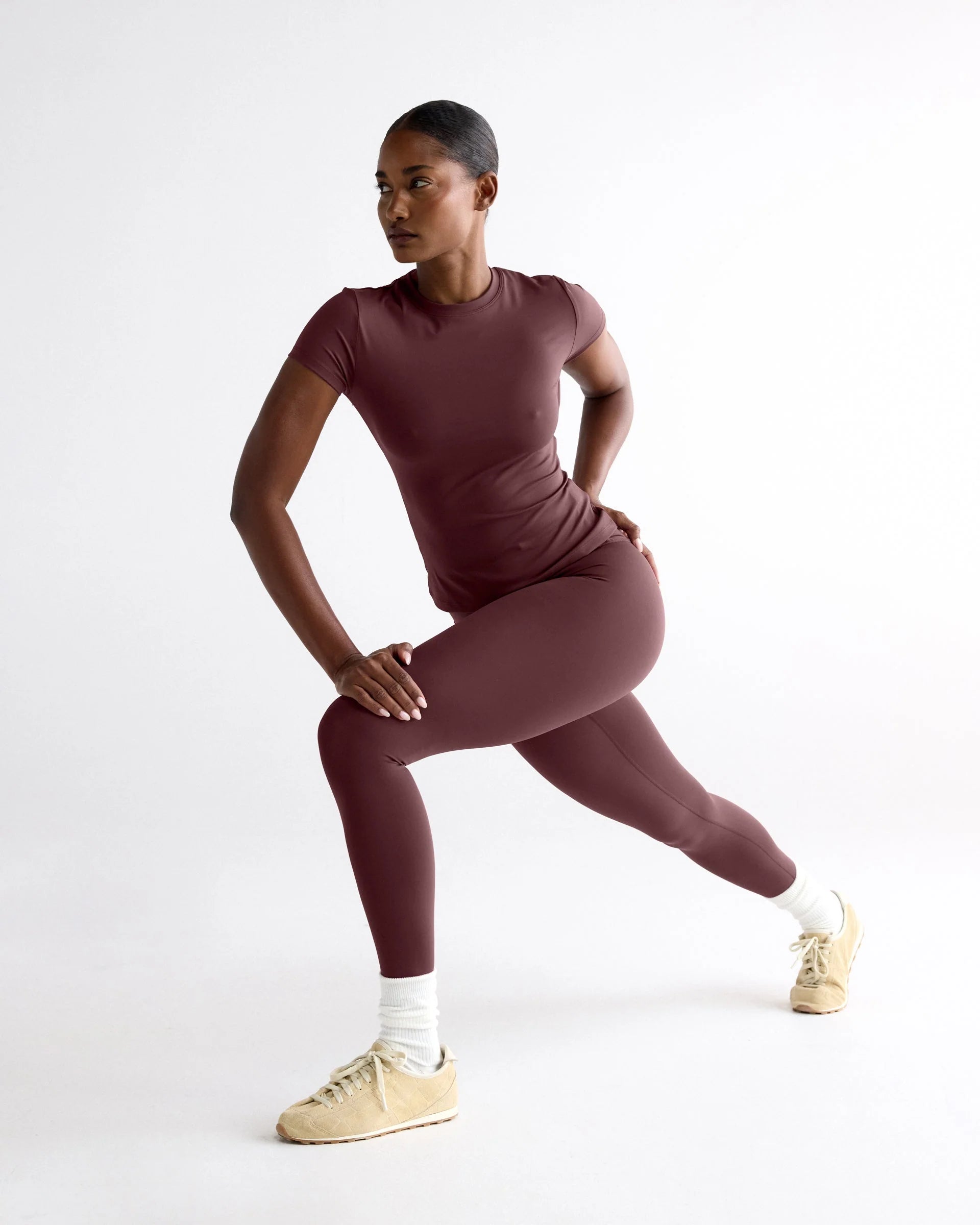 Ultimate Leggings - Mulberry Red