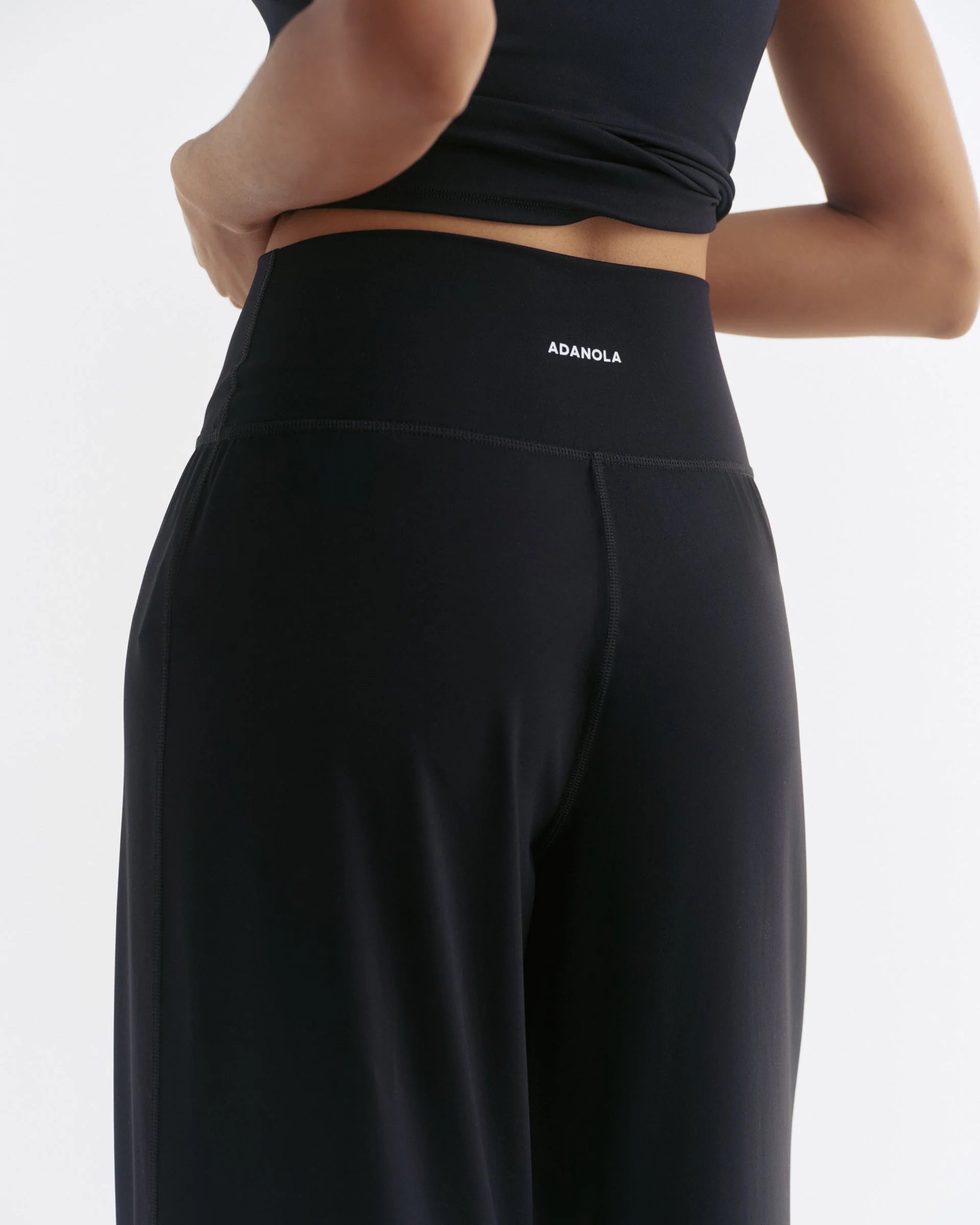 Wide Leg Yoga Pant - Black