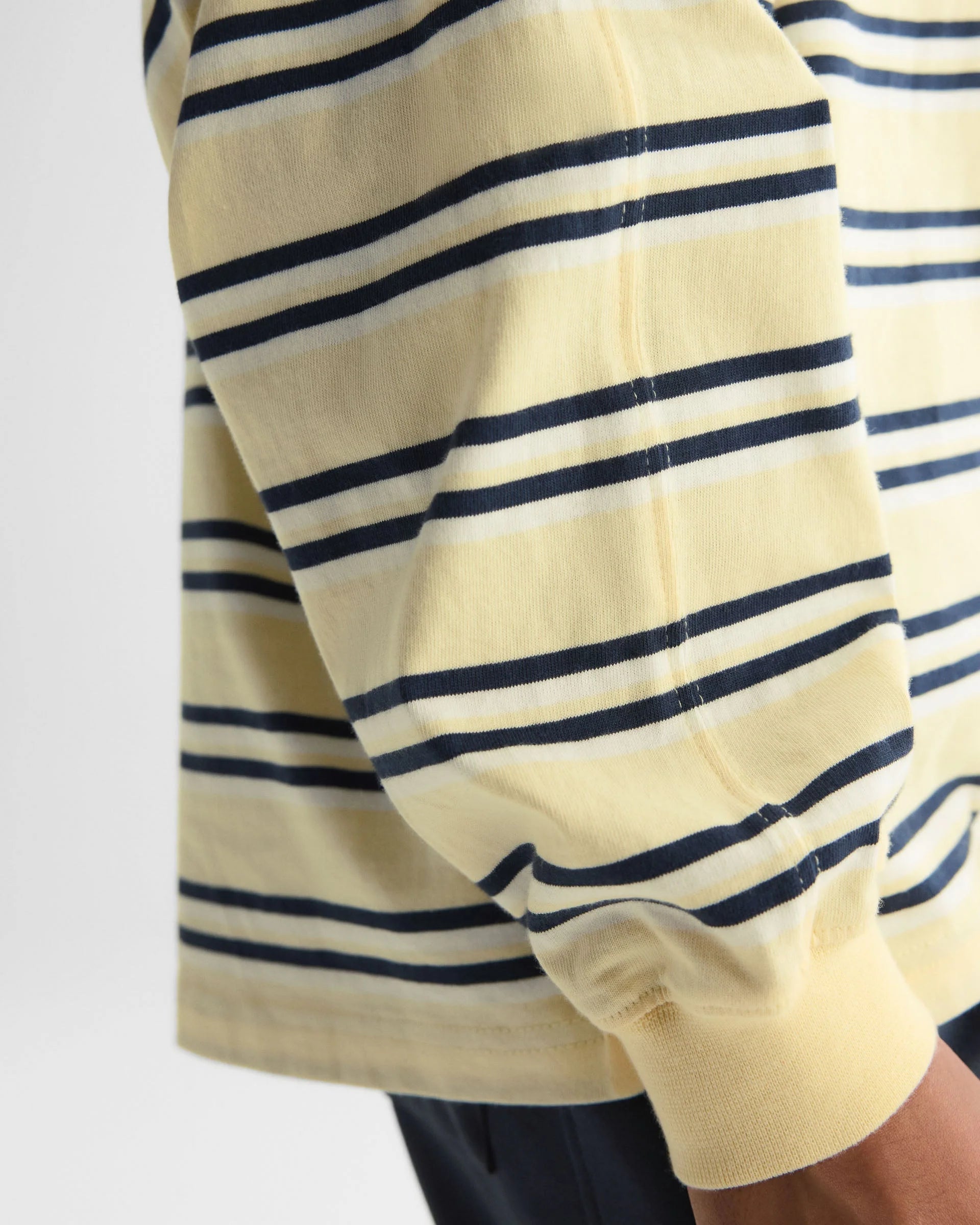 Stripe Long Sleeve T-shirt - Buttercream