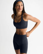 Seamless Racer Back Bra - Midnight Blue