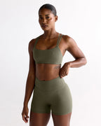 Ultimate Ultra Crop Shorts - Olive Green