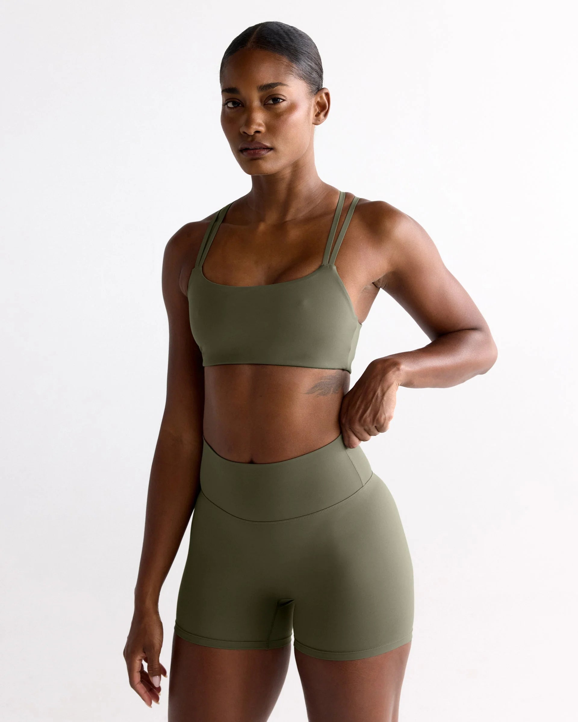 Ultimate Ultra Crop Shorts - Olive Green