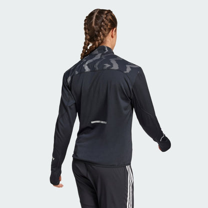 Women's adidas Ultimate Hi Vis Reflective 1/2-Zip Top
