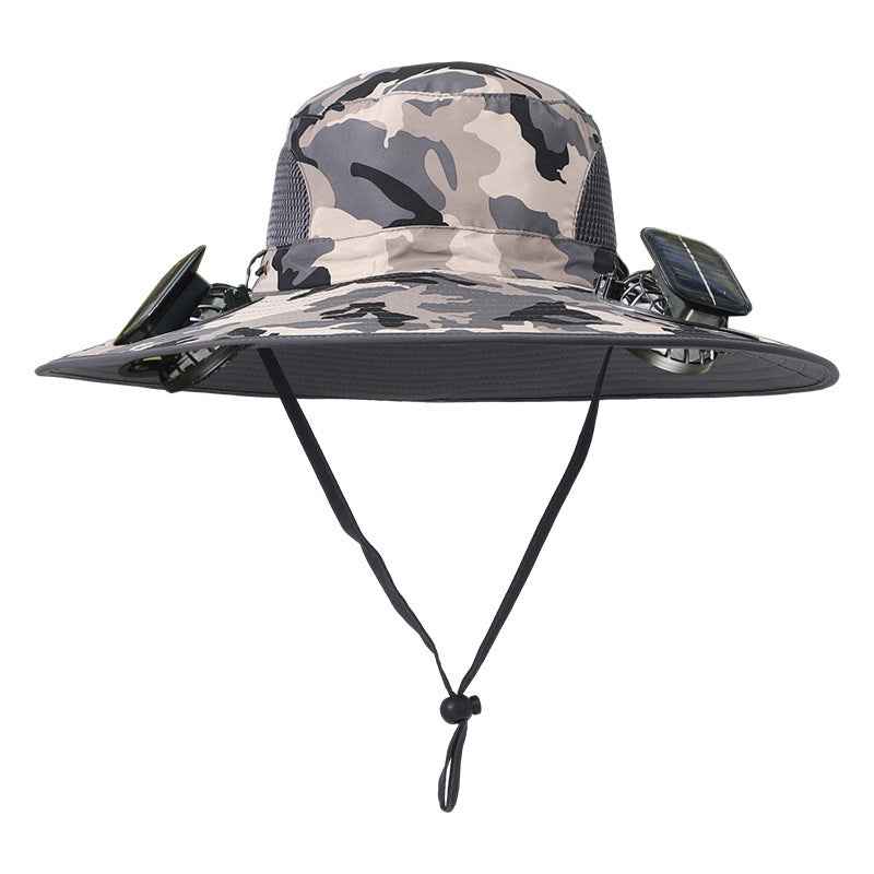 Solar Dual-Fan Outdoor Sun Hat