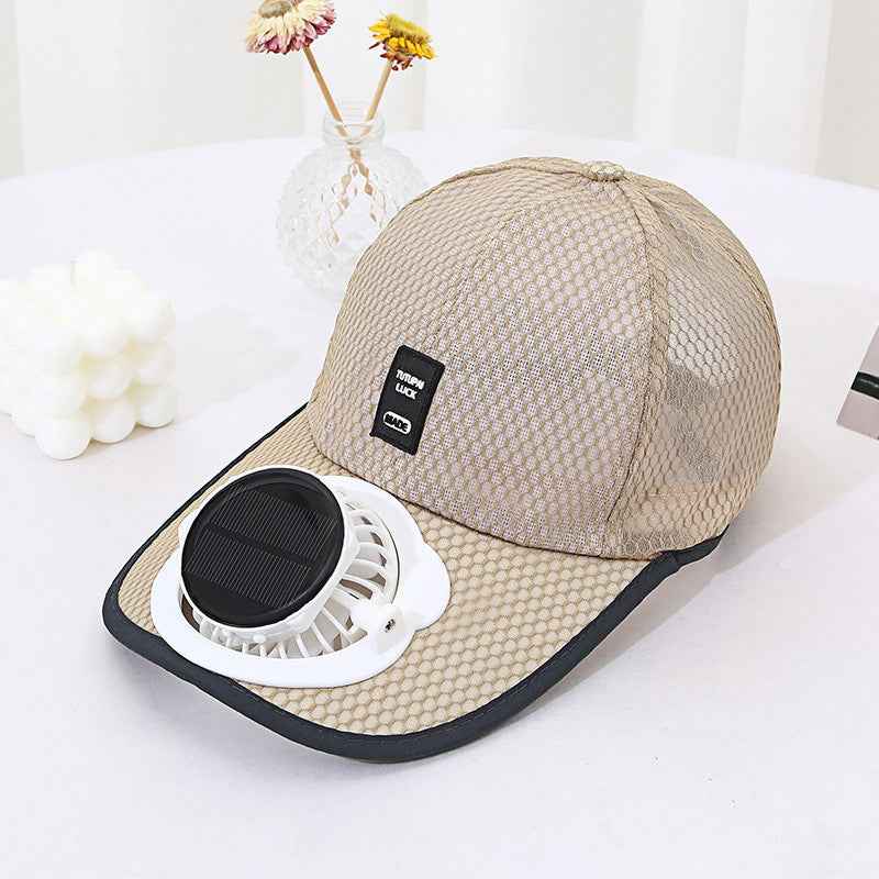 Solar Charging Fan Hat – Cooling Baseball Cap