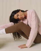 Knit Cardigan - Blush Pink