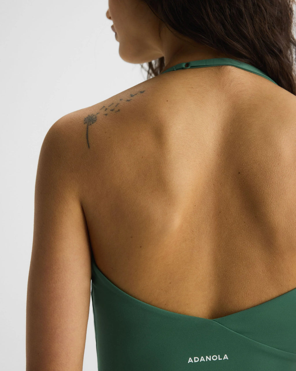 Ultimate Halter Cross Back Top - Eucalyptus Green