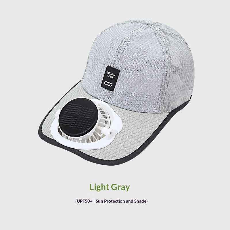 Solar Charging Fan Hat – Cooling Baseball Cap