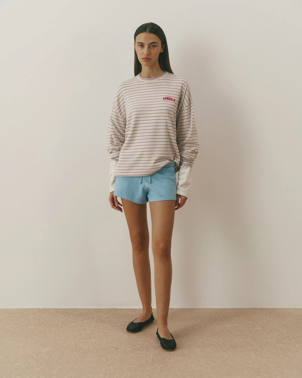 Knit Shorts - Breeze Blue