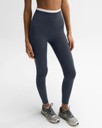 Ultimate Double Layer Leggings - Midnight Blue/White