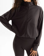Ultimate Zip Through Jacket - Coffee Bean
