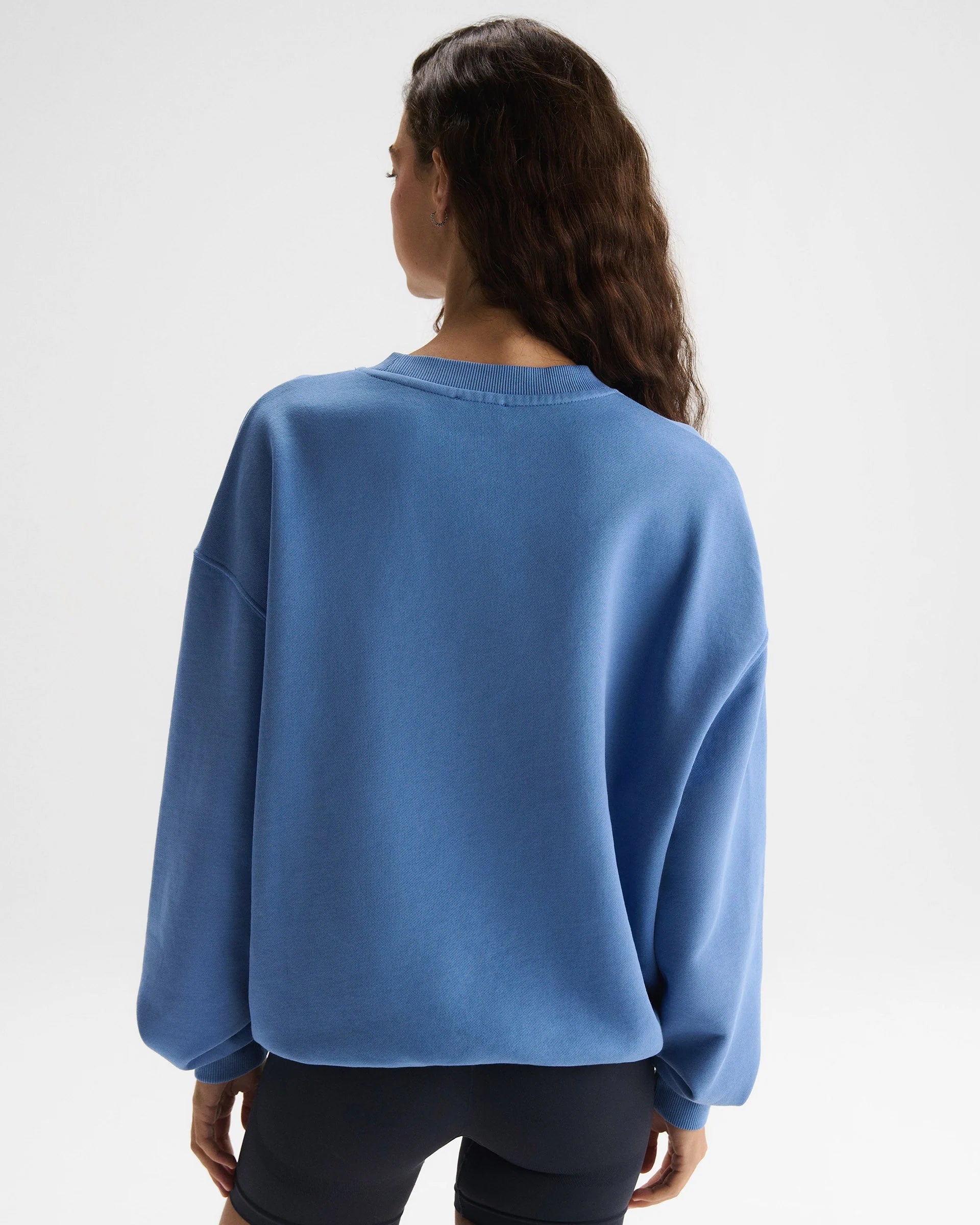 ADA Oversized Sweatshirt - Blossom Blue/Buttercream