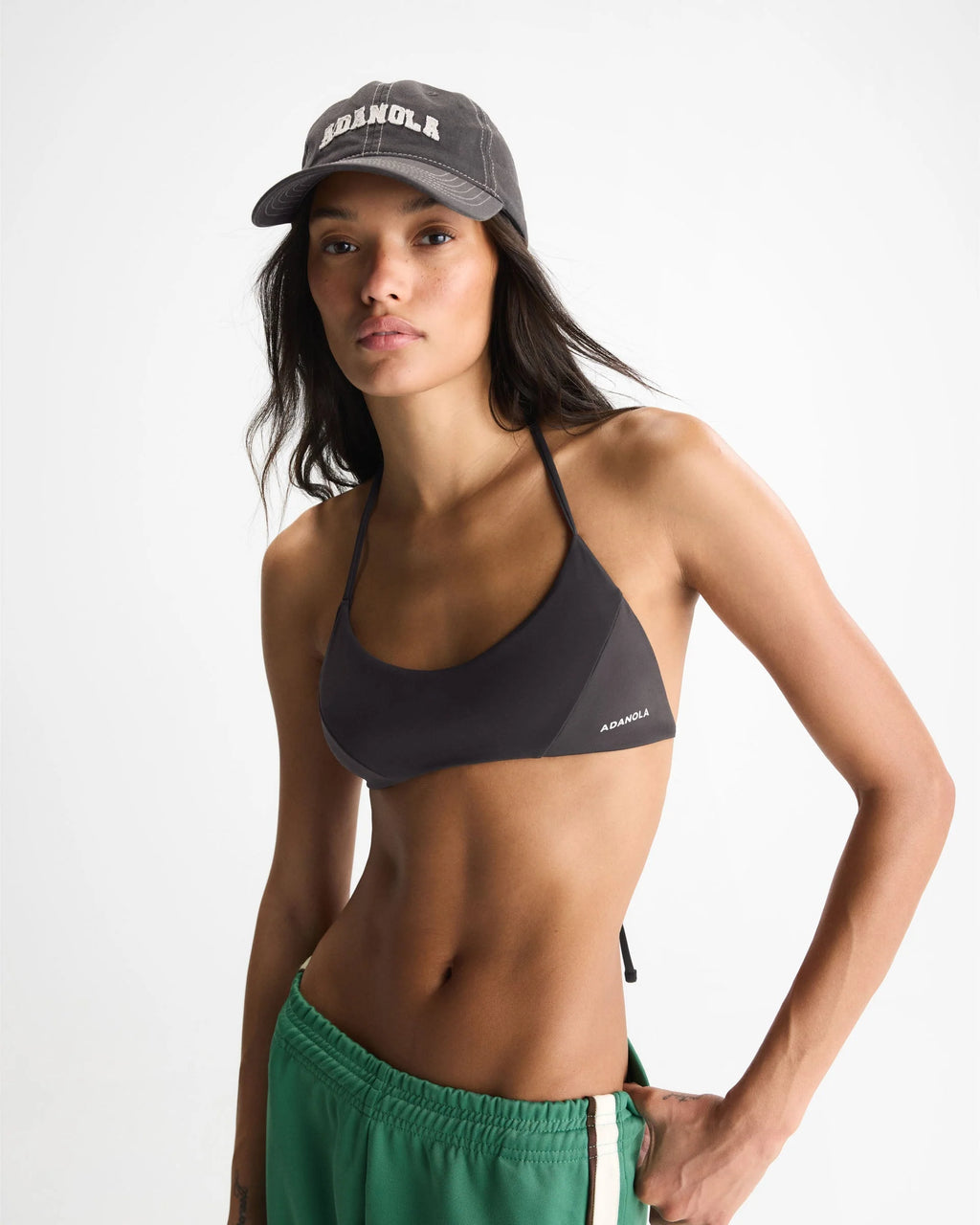 Varsity Applique Cap - Coffee Bean