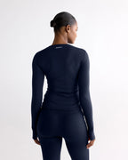 Ultimate Long Sleeve Top - Navy Blue