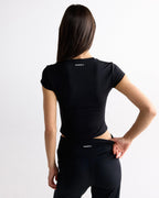 Ultimate Cap Sleeve Top - Black