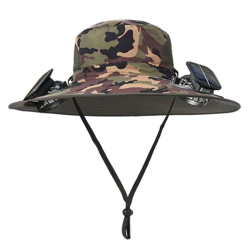 Solar Rechargeable Dual-Fan Sun Hat