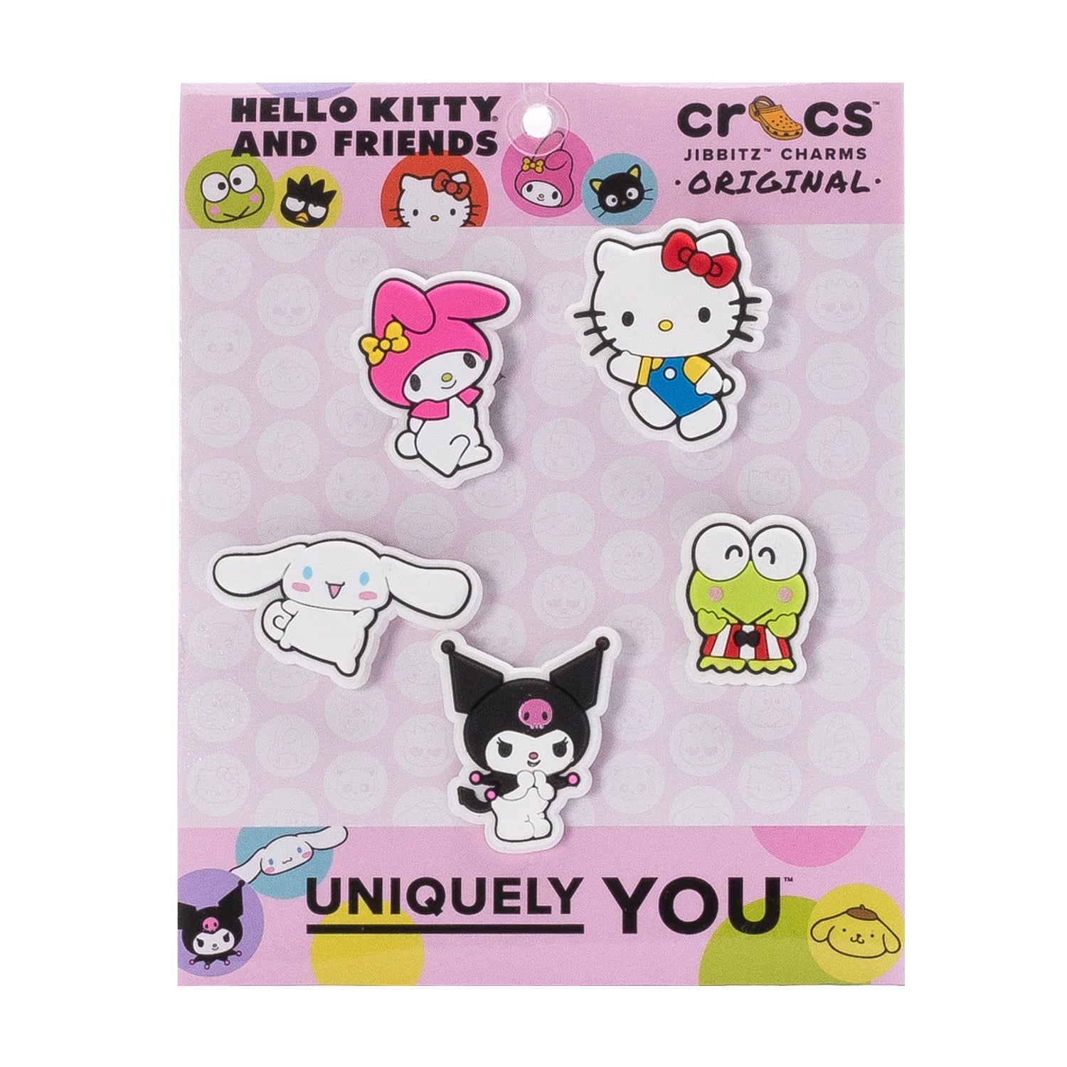 Hello Kitty Characters 5 Pack Shoe Charms product image