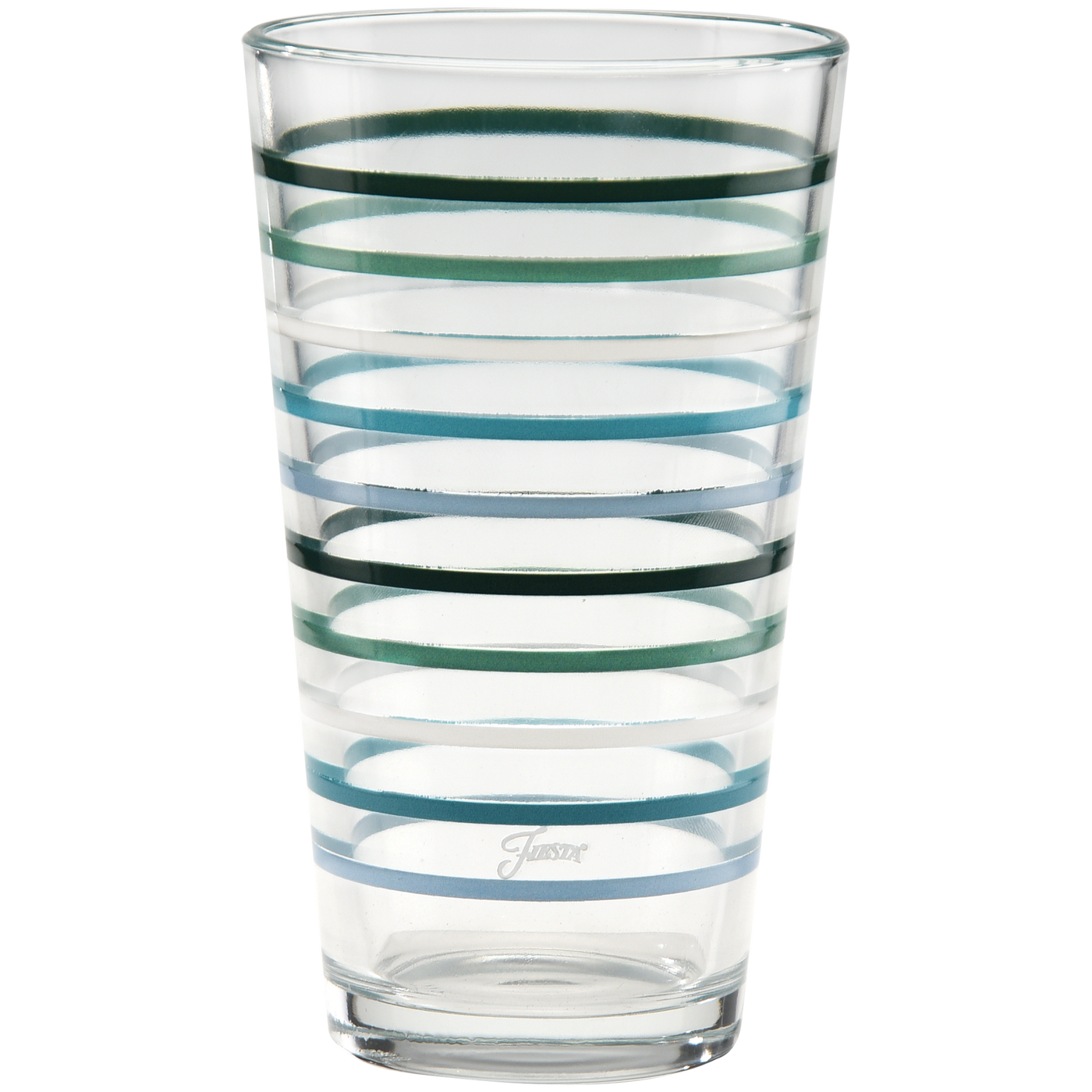 16 oz. Aegean Thin Stripe Cooler Glass - Set of 4