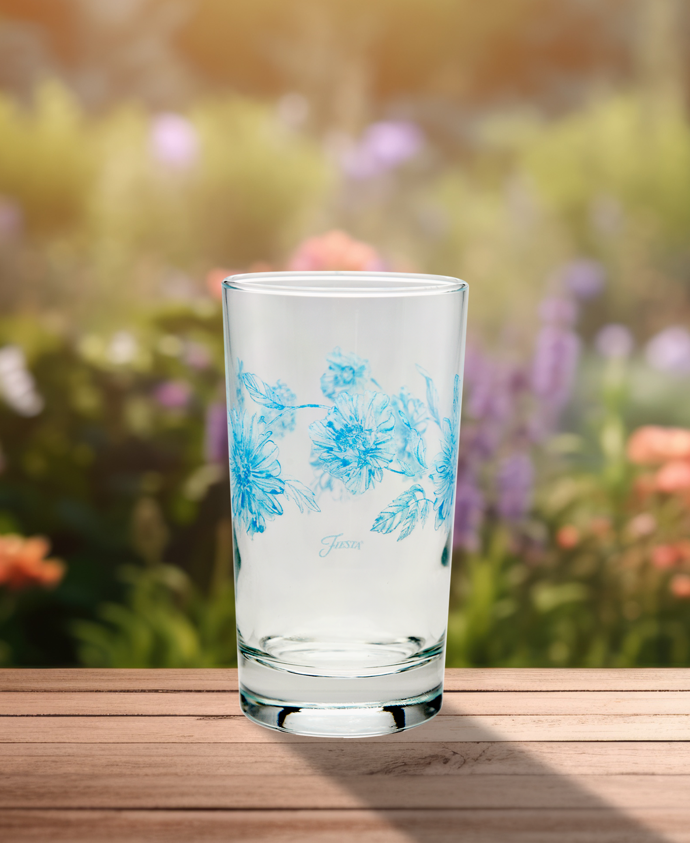 Botanical Floral 7 oz. Floral Juice Glass – Set of 4