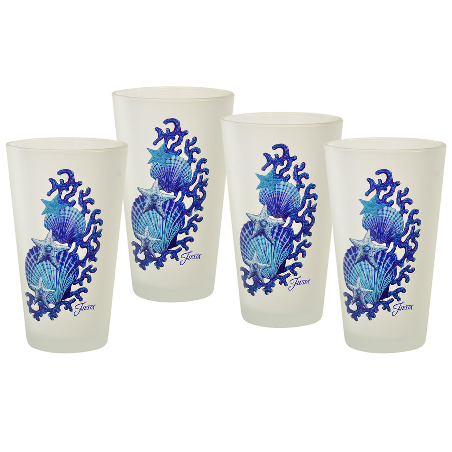 Retired 16 oz. Coastal Frosted Cooler – Set of 4