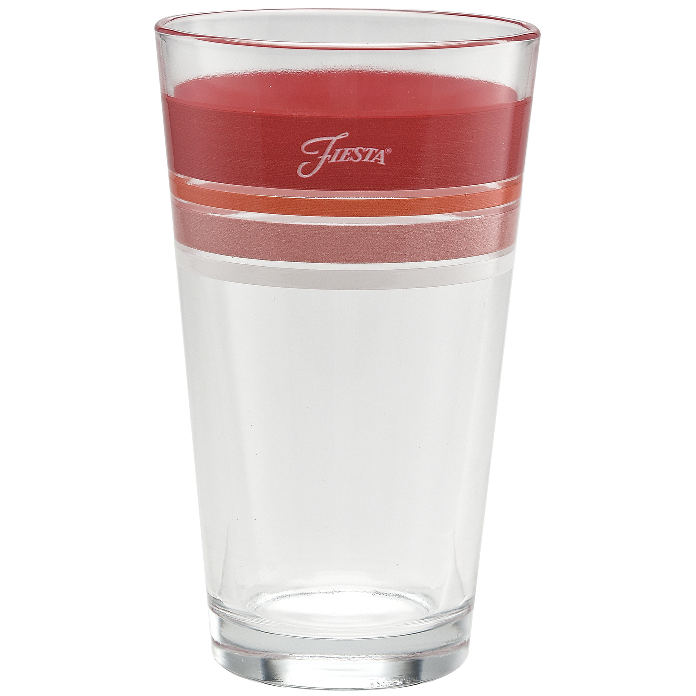Horizon Sunset 16 oz. Edgeline Cooler Glass Mixed - Set of 4