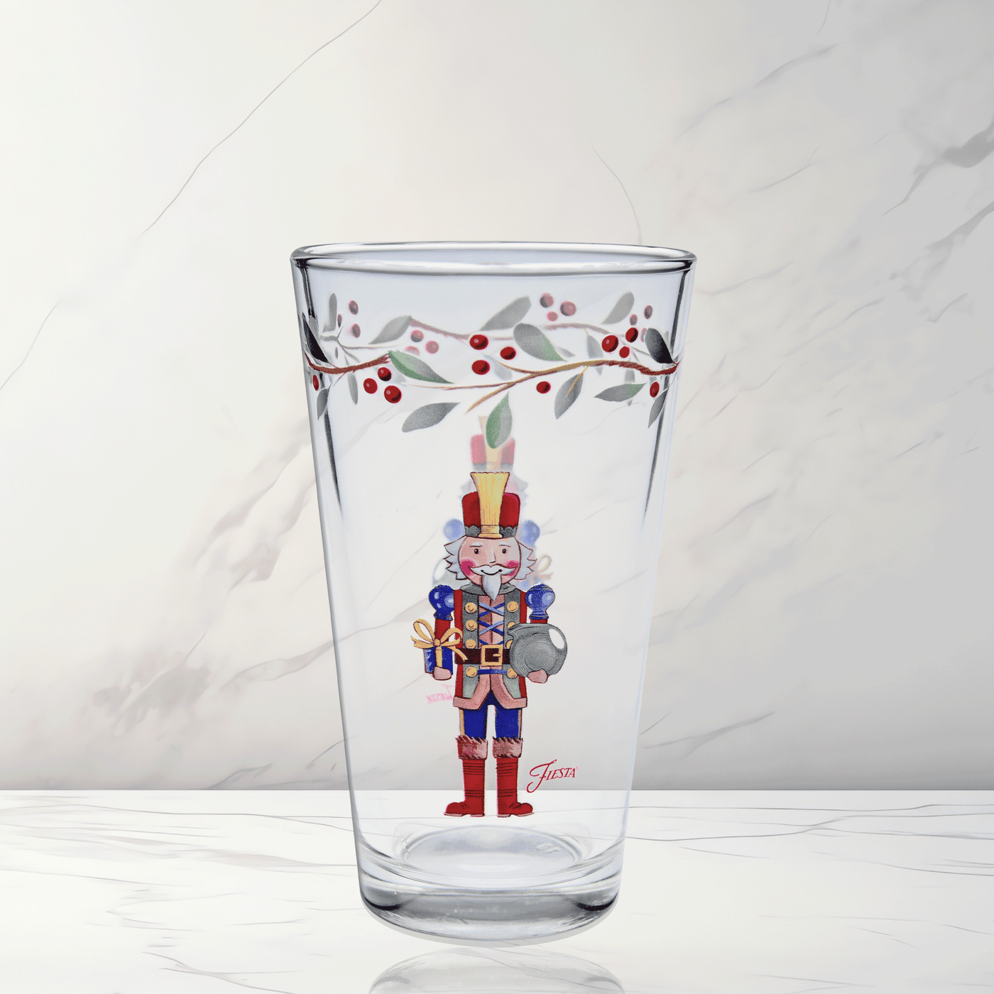 Nutcracker The Giver 16 oz. Cooler Glass - Set of 4