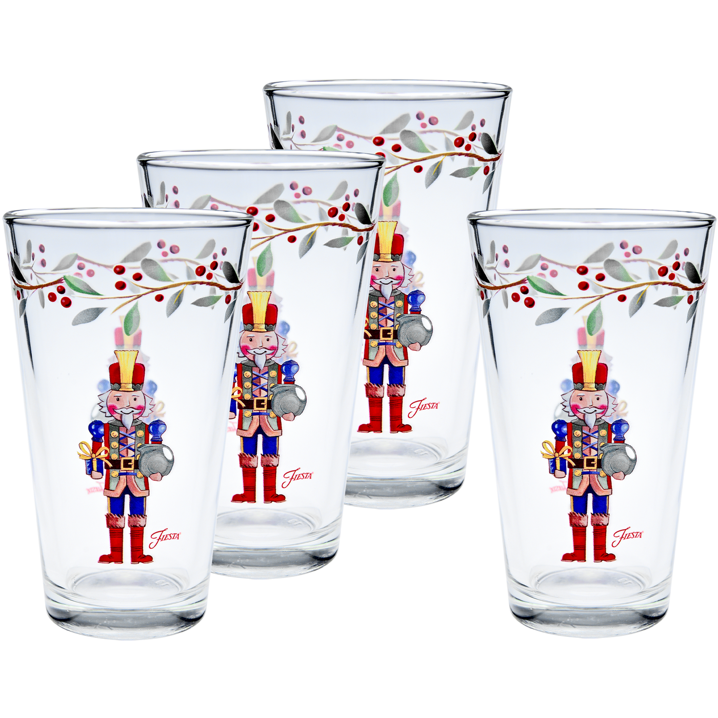 Nutcracker The Giver 16 oz. Cooler Glass - Set of 4
