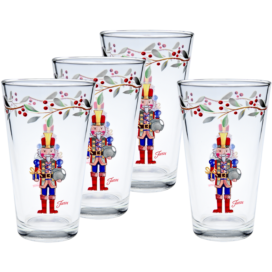 Nutcracker The Giver 16 oz. Cooler Glass - Set of 4
