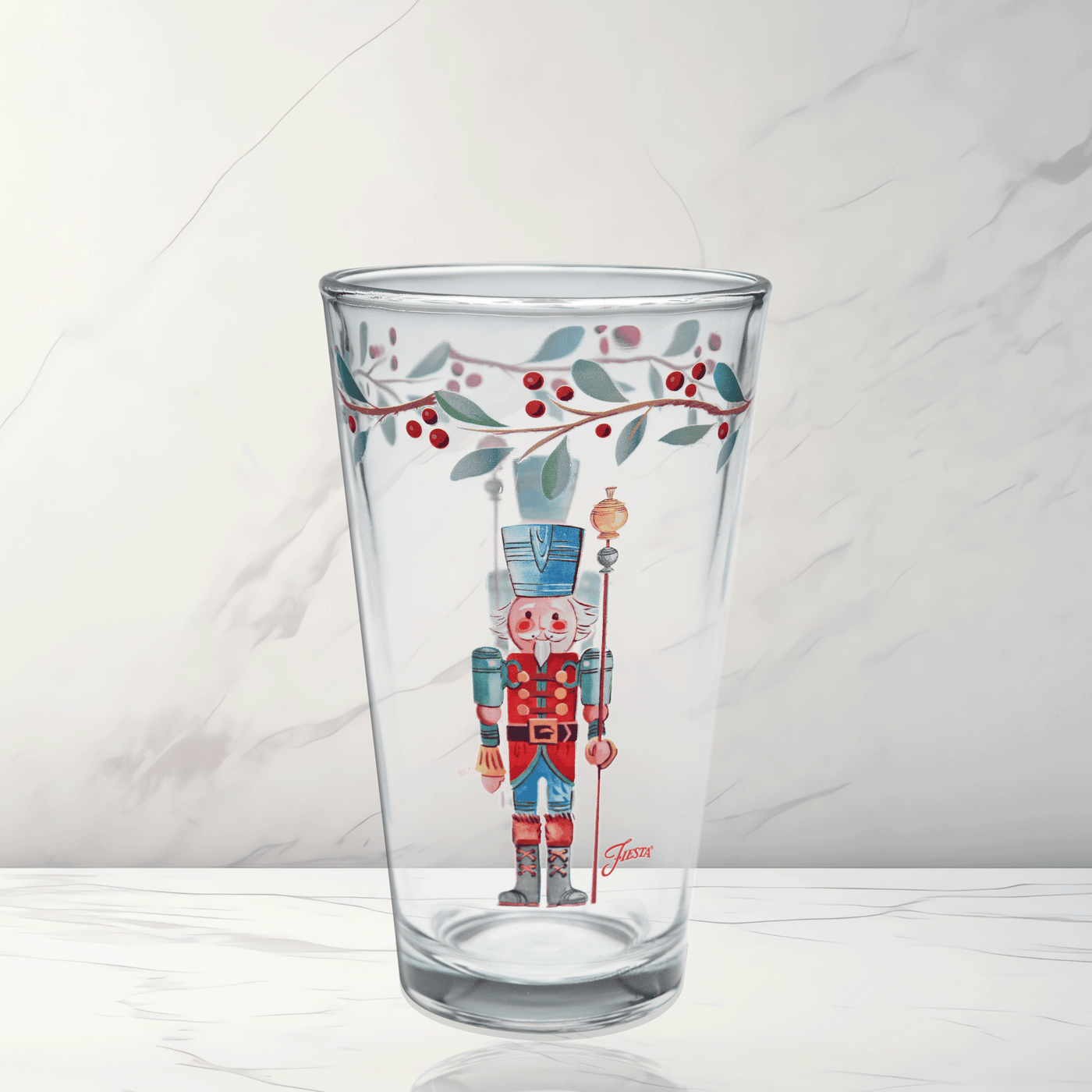 Nutcracker The Guardian 16 oz. Cooler Glass - Set of 4