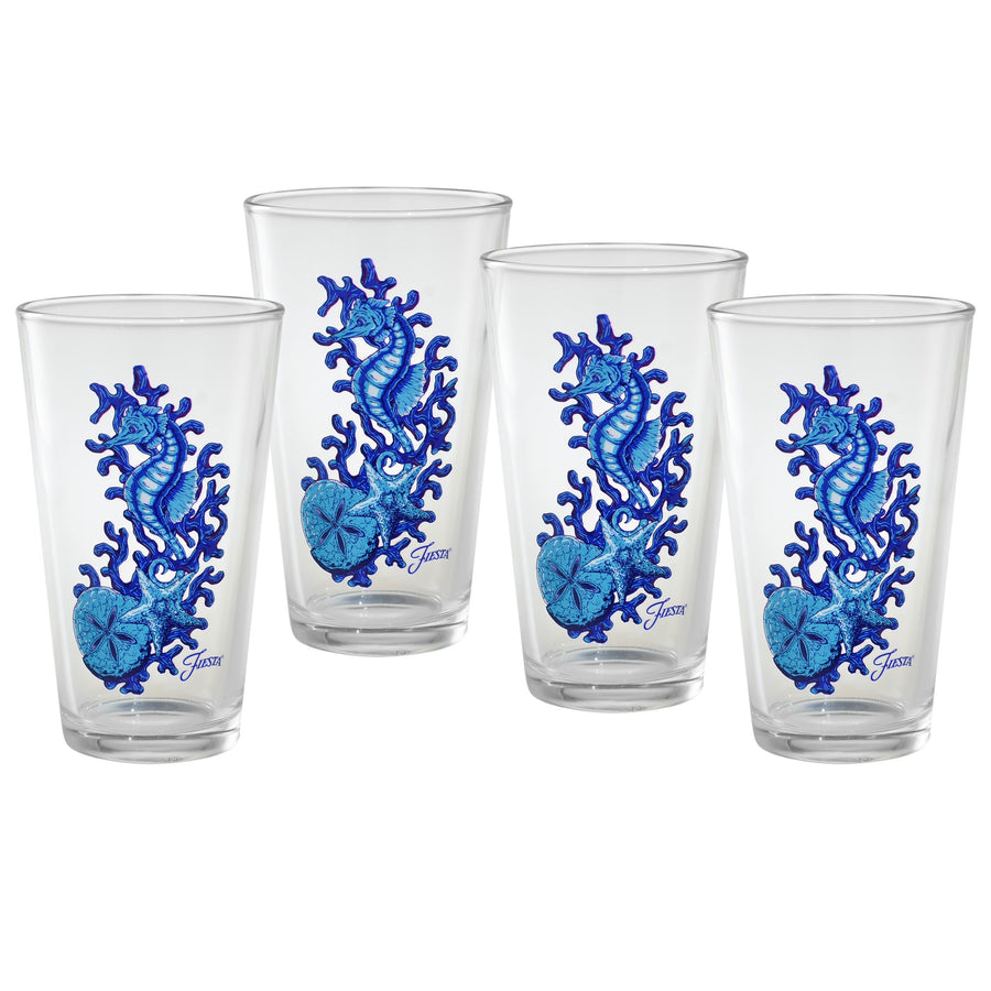 Retired 16 oz. Coastal Seahorse Cooler – Set of 4