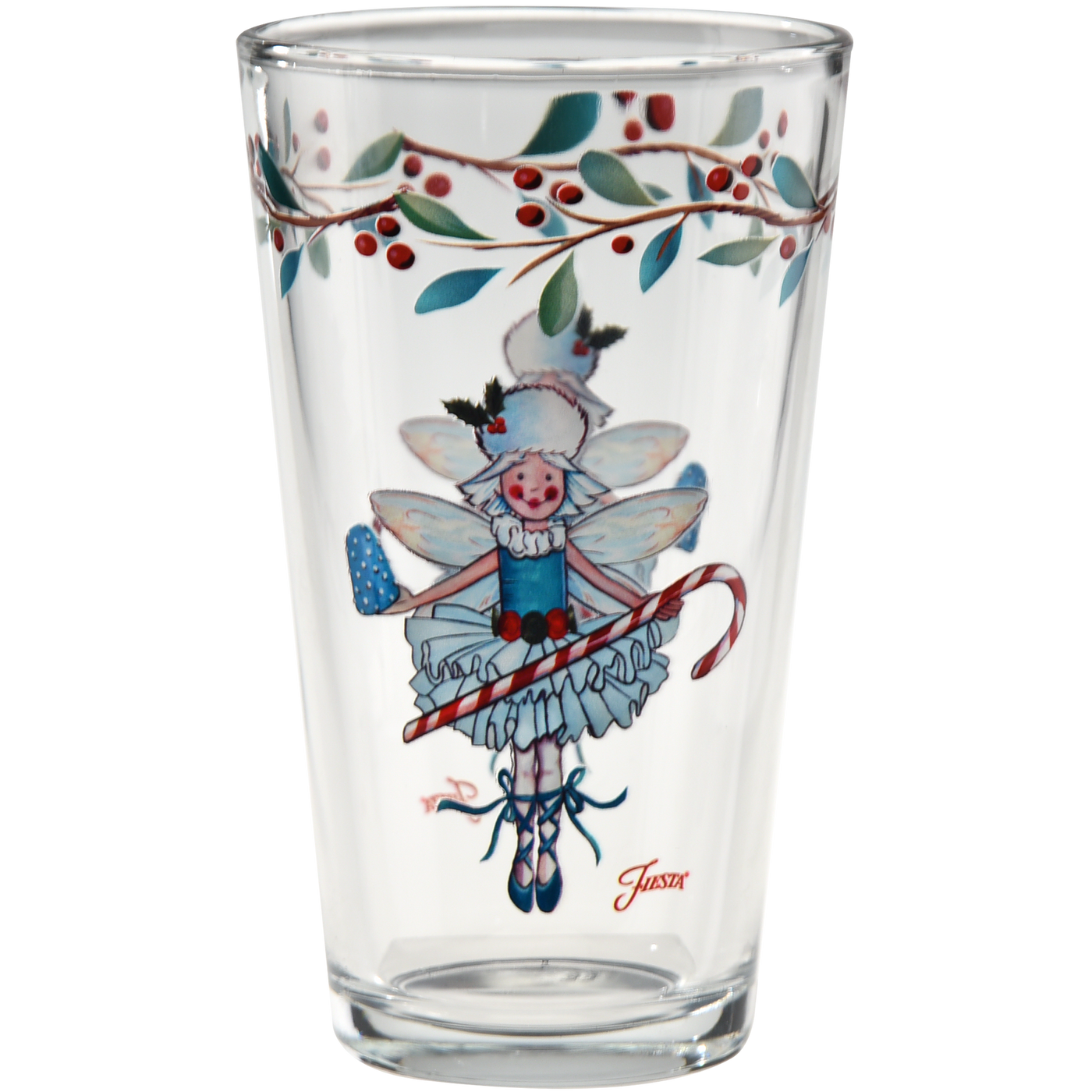 Nutcracker Sugar Plum Fairy 16 oz. Cooler Glass - Set of 4