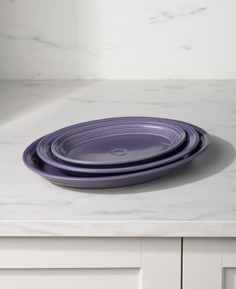 Lavender 11 5/8 Inch Medium Oval Serving Platter