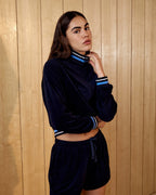Terry Towelling Shorts - Navy Blue